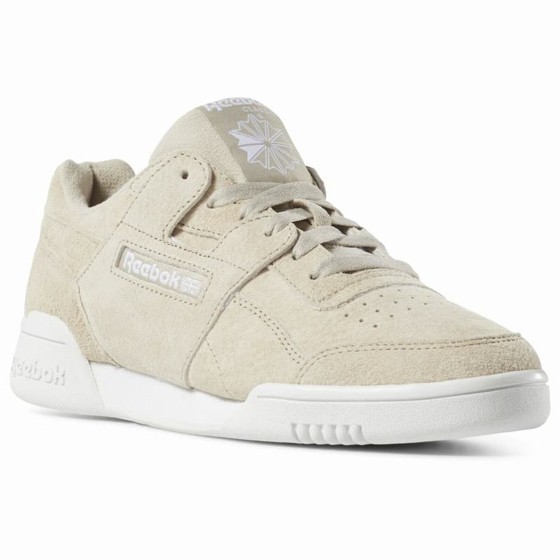 Tenisi Reebok Workout Lo Plus Dama Albi/Gri Romania DL2286IG